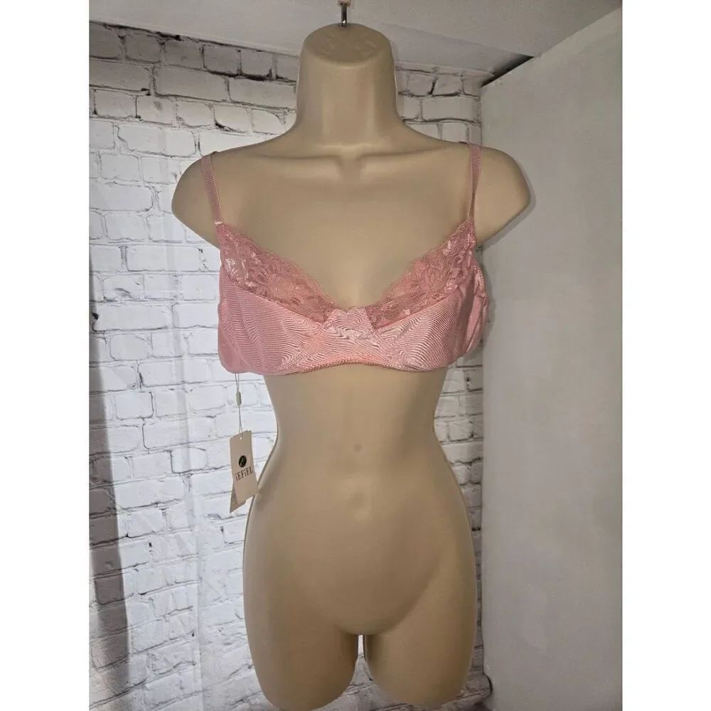iEFiEL Womens Size Large Pink Bra